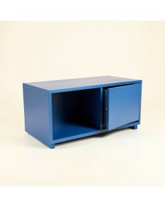 Clay Edge Shoe Storage Bench - Blue (synthetic illustration; no displayed measurements)