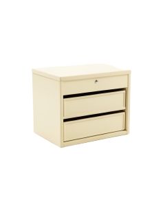 Olive Brook Small-Parts Storage Drawer Cabinet - Ivory