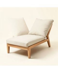 Lily Slipcovered Chaise Lounge (synthetic illustration; no displayed measurements)