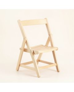 Shore Bluff Folding Outdoor Chair - Ivory (synthetic illustration; no displayed measurements)