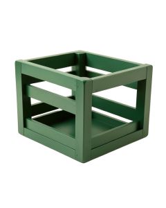 Willow Crest Empty Furniture-Style Pet Crate - Green