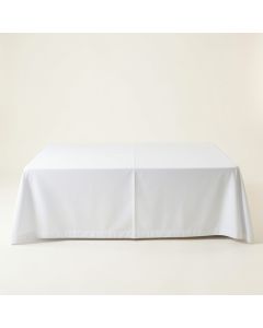 Clay Branch Flat Bed Sheet - White (synthetic illustration; no displayed measurements)