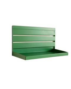 Harbor Edge Wall-Mounted Entryway Organizer Shelf - Green (synthetic illustration; no displayed measurements)