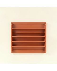 Harbor Dell Empty Wall-Mounted Tool Organizer Panel - Terracotta (synthetic illustration; no displayed measurements)