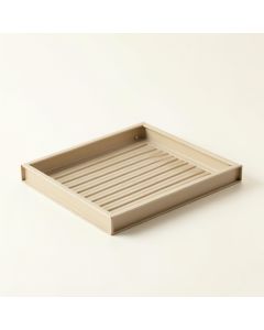 Lake Canyon Empty Under-Desk Cable Tray - Beige (synthetic illustration; no displayed measurements)