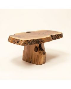Teak Slice Coffee Table (synthetic illustration; no displayed measurements)