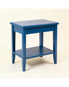 Pine Bridge Side Table - Blue (synthetic illustration; no displayed measurements)