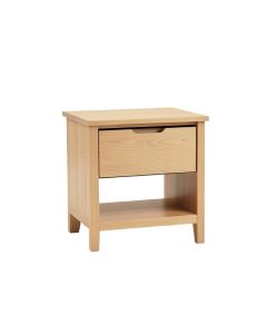 Posen 1 -Drawer Nightstand In Light Brown (synthetic illustration; no displayed measurements)