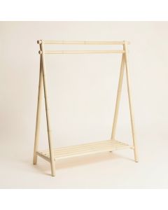 Reed Bend Empty Garment Rack - Cream (synthetic illustration; no displayed measurements)