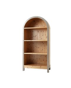 Slate Crossing Freestanding Bookcase - Gray (synthetic illustration; no displayed measurements)