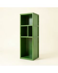 Cliff Bluff Narrow Cubby Tower - Green (synthetic illustration; no displayed measurements)