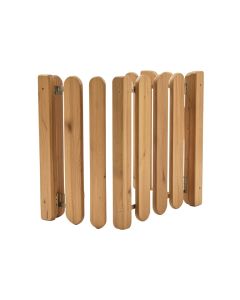 4-Panel Scalloped Free Standing Pet Gate