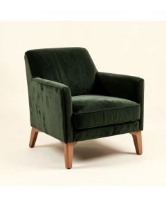 26 '' Wide Velvet Armchair (synthetic illustration; no displayed measurements)
