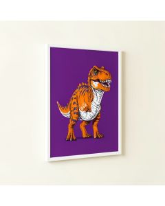 Wash Dinosaur Graphic Art (synthetic illustration; no displayed measurements)