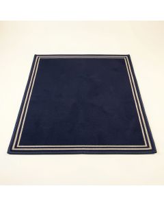 Alder Crest Rectangular Outdoor Rug - Navy (synthetic illustration; no displayed measurements)