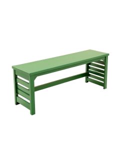 Glen Bluff Narrow Outdoor Storage Bench - Green