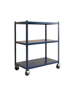 Briar Crest Empty Rolling Workshop Cart - Navy (synthetic illustration; no displayed measurements)
