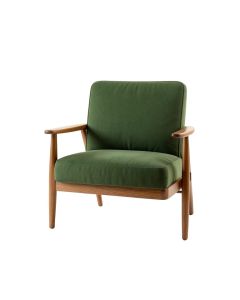 Maple Bluff Upholstered Armchair - Green (synthetic illustration; no displayed measurements)