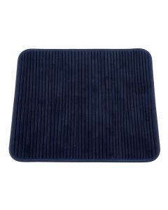 Laurel Crest Bath Mat - Navy (synthetic illustration; no displayed measurements)