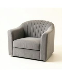 Flint Dell Upholstered Armchair - Gray (synthetic illustration; no displayed measurements)