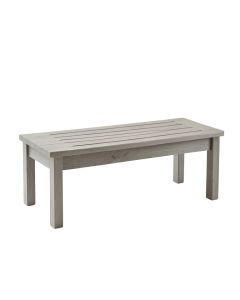 Hill Dell Indoor Bench - Gray (synthetic illustration; no displayed measurements)