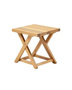 Rue Folding Solid Wood Side Table