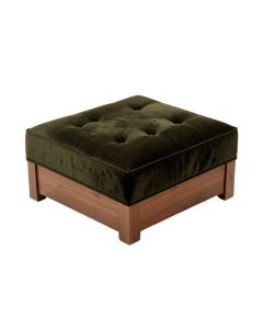 Torquay 48 '' Velvet Tufted Rectangle Cocktail Ottoman