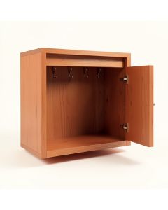 Cliff Arc Empty Mug-Storage Cabinet Insert (synthetic illustration; no displayed measurements)