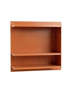 Summit Arc Empty Wall-Mounted Tool Organizer Panel - Terracotta (synthetic illustration; no displayed measurements)