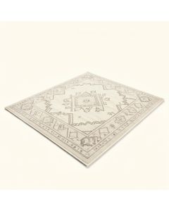 Bohemian Distressed Geometric Cream Area Rug (synthetic illustration; no displayed measurements)