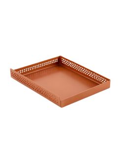 Willow Brook Empty Under-Desk Cable Tray - Terracotta