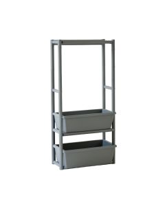 Birch Crest Empty Vertical Garden Frame - Gray
