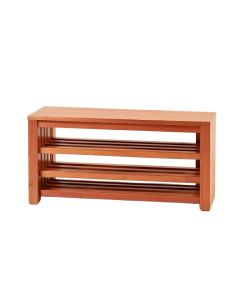 Hill Dale Shoe Storage Bench - Terracotta (synthetic illustration; no displayed measurements)