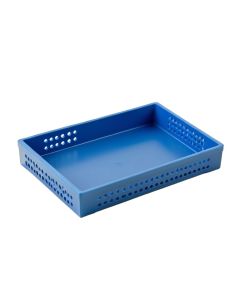 River Bridge Empty Under-Desk Cable Tray - Blue (synthetic illustration; no displayed measurements)