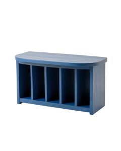 Heath Bend Shoe Storage Bench - Blue (synthetic illustration; no displayed measurements)