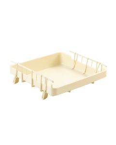 Laurel Crossing Empty Under-Desk Cable Tray - Cream
