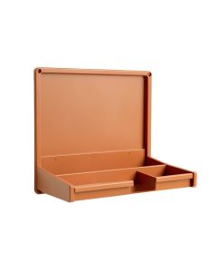 Pine Bluff Empty Wall-Mounted Tool Organizer Panel - Terracotta (synthetic illustration; no displayed measurements)