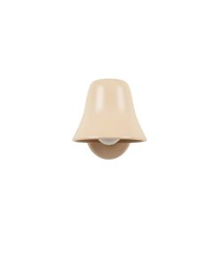 Stone Bluff Wall Sconce Mounted On A Plain Wall - Beige