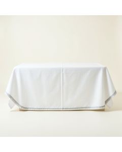 Flint Dale Flat Bed Sheet - White (synthetic illustration; no displayed measurements)