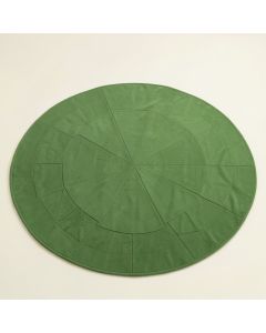 Willow Bluff Round Area Rug - Green (synthetic illustration; no displayed measurements)