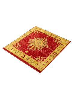 Kirssy Abstract Power Loom Red/Yellow Area Rug (synthetic illustration; no displayed measurements)