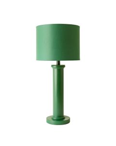 Holly Arc Floor Lamp With A Plain Fabric Shade