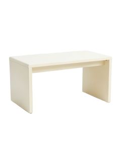 Juniper Field Desktop Monitor Riser - Ivory (synthetic illustration; no displayed measurements)