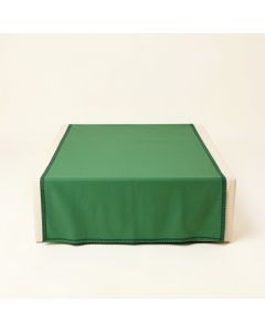 Reed Edge Flat Bed Sheet - Green (synthetic illustration; no displayed measurements)