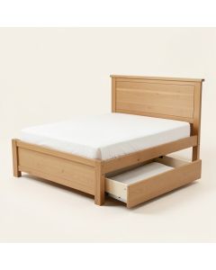 Graham Platform Bed With Trundle (synthetic illustration; no displayed measurements)