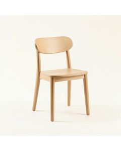 Aspen Bend Small Chair - Beige (synthetic illustration; no displayed measurements)