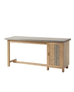 Reed Brook Empty Workshop Workbench - Gray