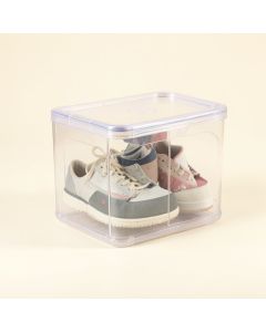 Foldable Shoe Storage Box In Home (synthetic illustration; no displayed measurements)
