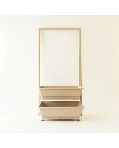 Willow Bridge Empty Vertical Garden Frame - Beige (synthetic illustration; no displayed measurements)