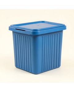 River Crest Closed Outdoor Storage Box - Blue (synthetic illustration; no displayed measurements)